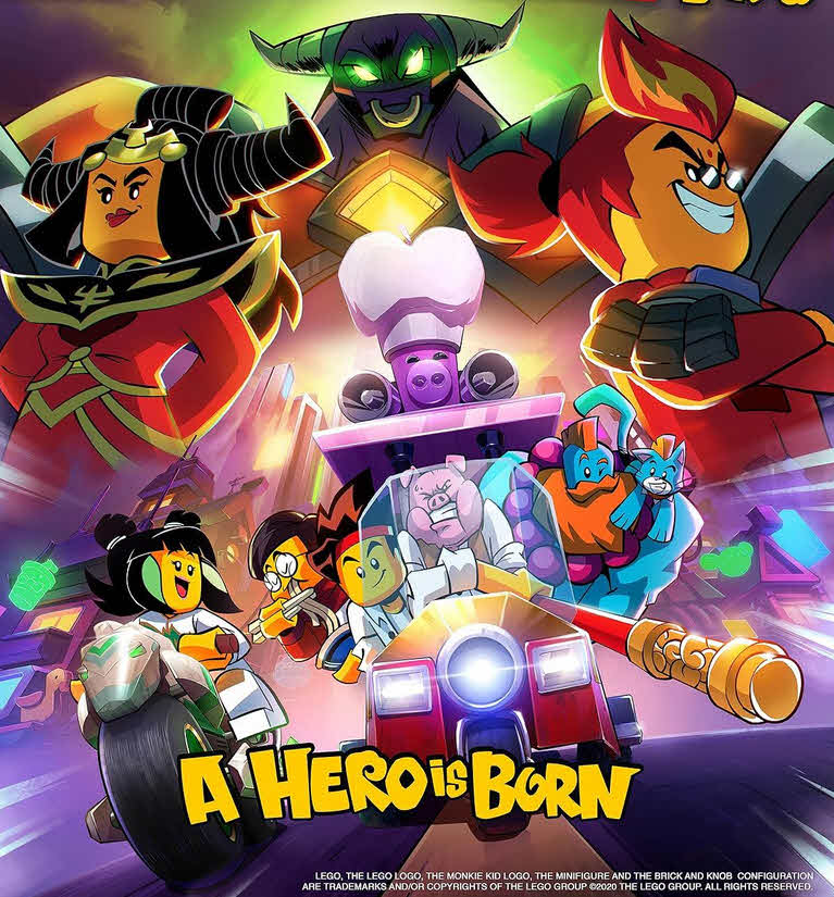 فيلم ليغو مونكي كيد – A Hero Is Born مدبلج للعربية