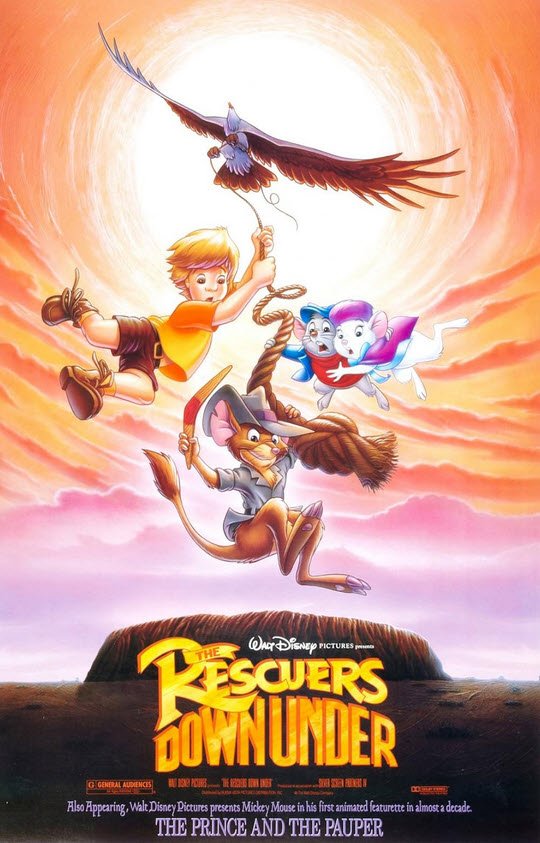 فيلم The Rescuers Down Under 1990 مدبلج باللهجة المصرية